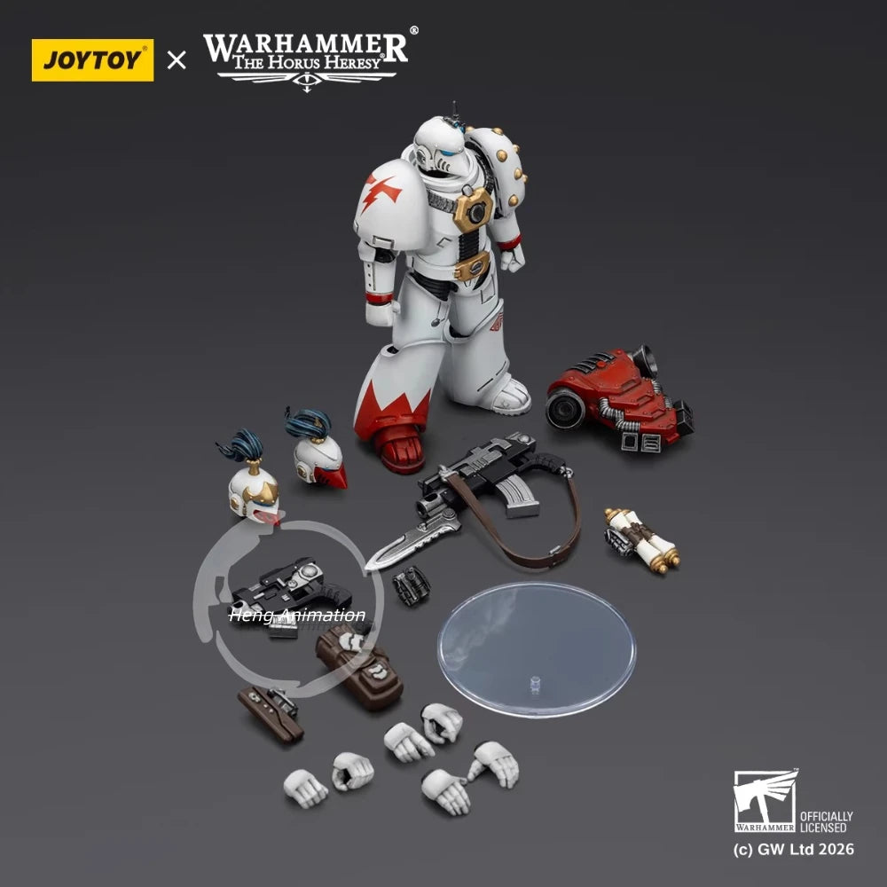 JOYTOY Dark Source 40K 1/18 White Scars Chapter Jaghatai Khan JT03363 Articulated Cool Action Figure Collection