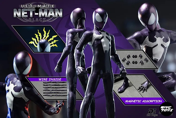 In Stock DBToys X6in Studio 1/12 Ultimate Spider Man dbm001 Red Ultimate dbm002 Black Symbiotic Full Set 6in Action Figure Model