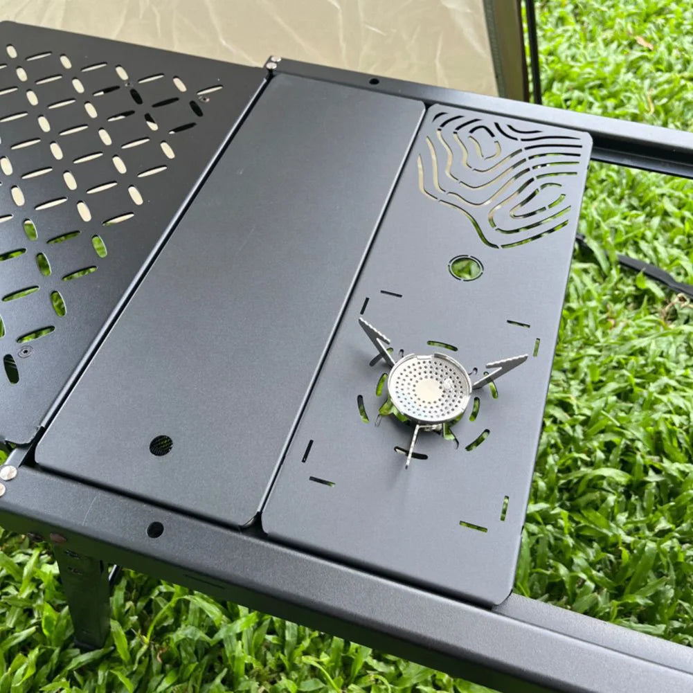 IGT Table Unit Plate IGT Table Accessory Table Top Camping Accessories Metal Top Plate for CAMPINGMOON XD2F for Soto 310 OD-1RXN