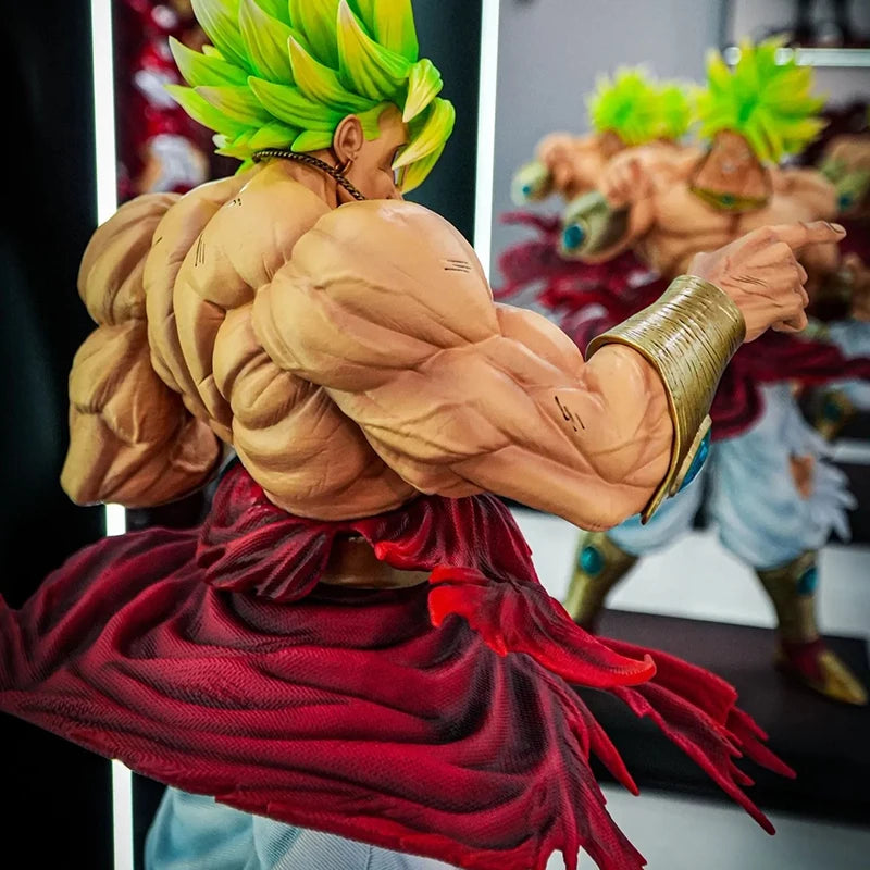 JT Toys Dragon Ball Figures Broly Figurine Super Saiyan Broli Figures Desktop Decoration Statue Collection Pvc Model Gift