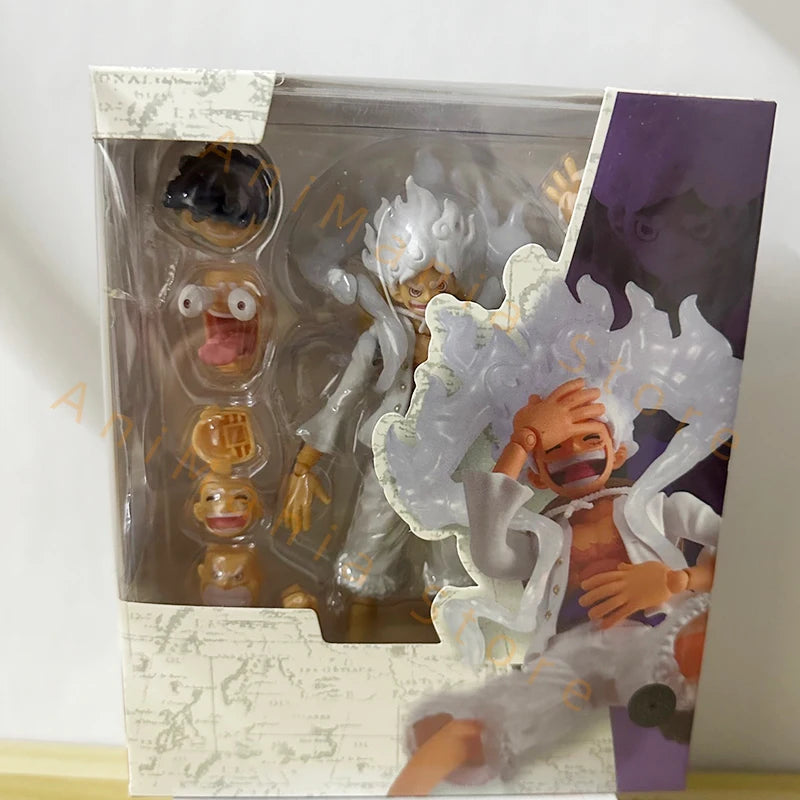 Shf Monkey D Luffy Gear 5 NIKA екшън фигурка Аниме ONE PIECE Luffy фигурка подвижни стави колекция модели играчки подарък за рожден ден