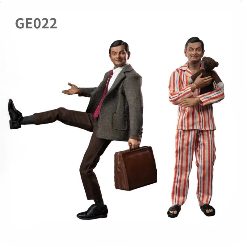 In Stock Original Genesis Emen GE022 Famous British Comedian Mr.Bean Rowan Atkinson Full Set Action Figures Toys Models Collect