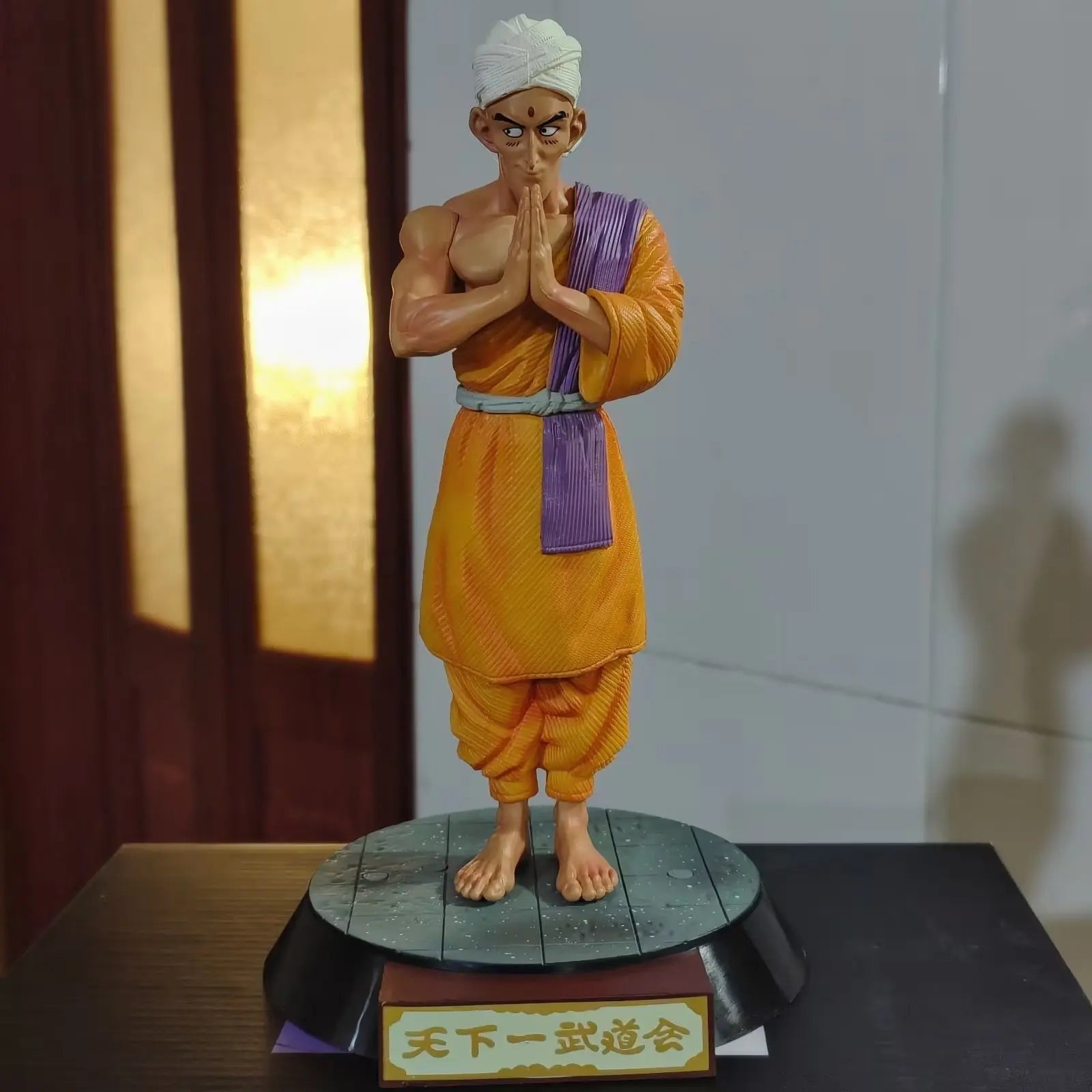 23cm Dragon Ball Z Mister Satan Figure Hercule Ring Name Mark PVC Action Figures GK Statue Collection Model Toys Gifts
