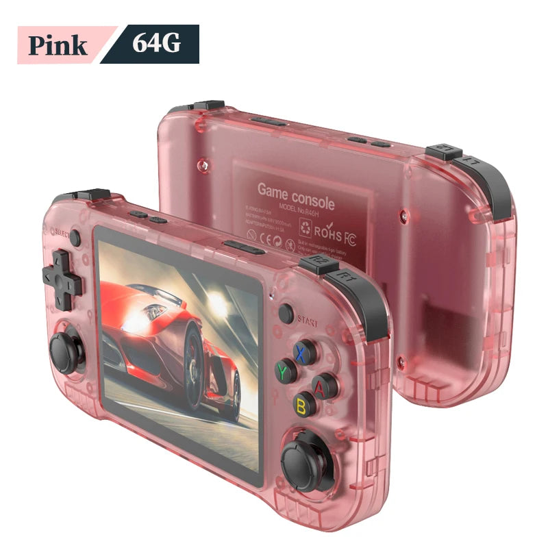 R46H Retro Handheld Console Classic Game 4.2 inch HD IPS Screen Portable Video Player MAX 128G 29K Game R36H R36S