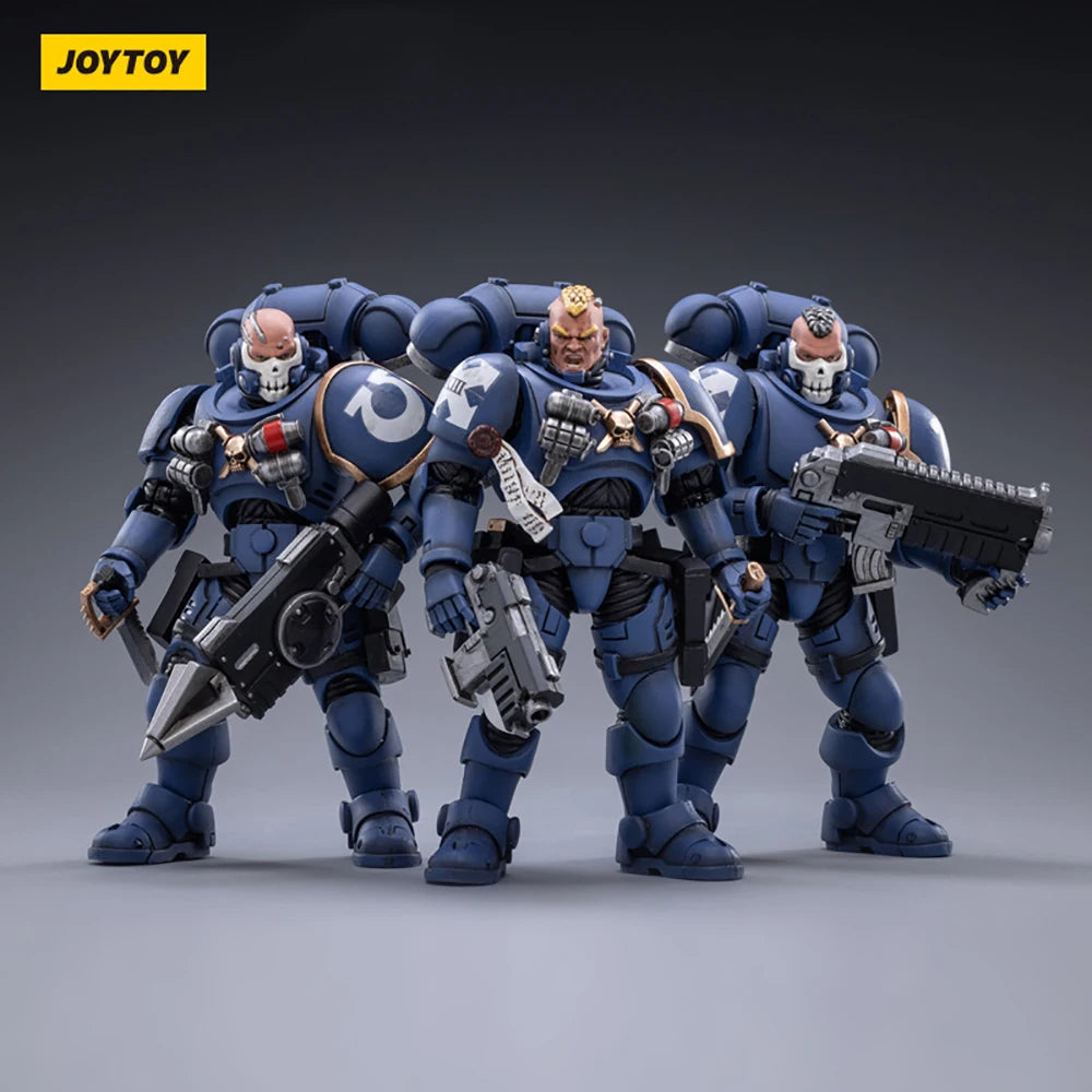 JOYTOY 1/18 Action Figure (3PCS/SET) Primaris Reivers Anime Collection Military Model Action Figures Collection