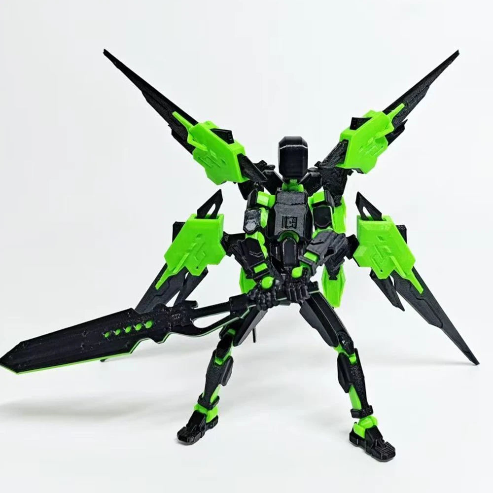 3D-gedruckte Death/Swordsman Dummy 13 Actionfiguren, mehrgelenkige, bewegliche Lucky 13 Actionfigur, Nova 13 Actionfigur als Geschenk