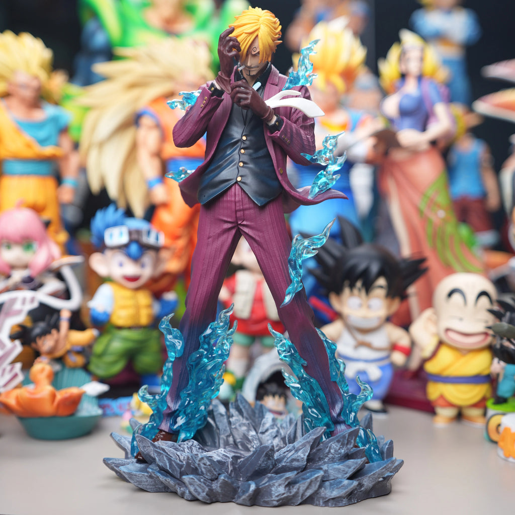 25 cm/9,8 in Anime One Piece Figur Sanji Action Figure Sammeln Modell Statue Spielzeug Geschenk