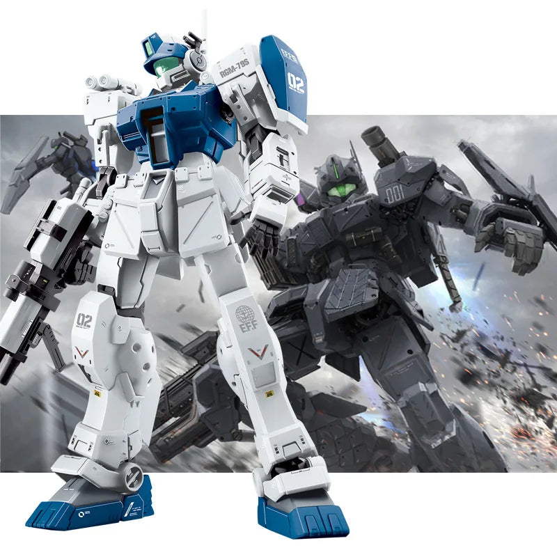 XFS HG 1/144 RGM-79S GM Spartan Cold Districts DIY Type Jimsbada Assembly Model Kit Action Figures Robot Plastic Model Toy Gift