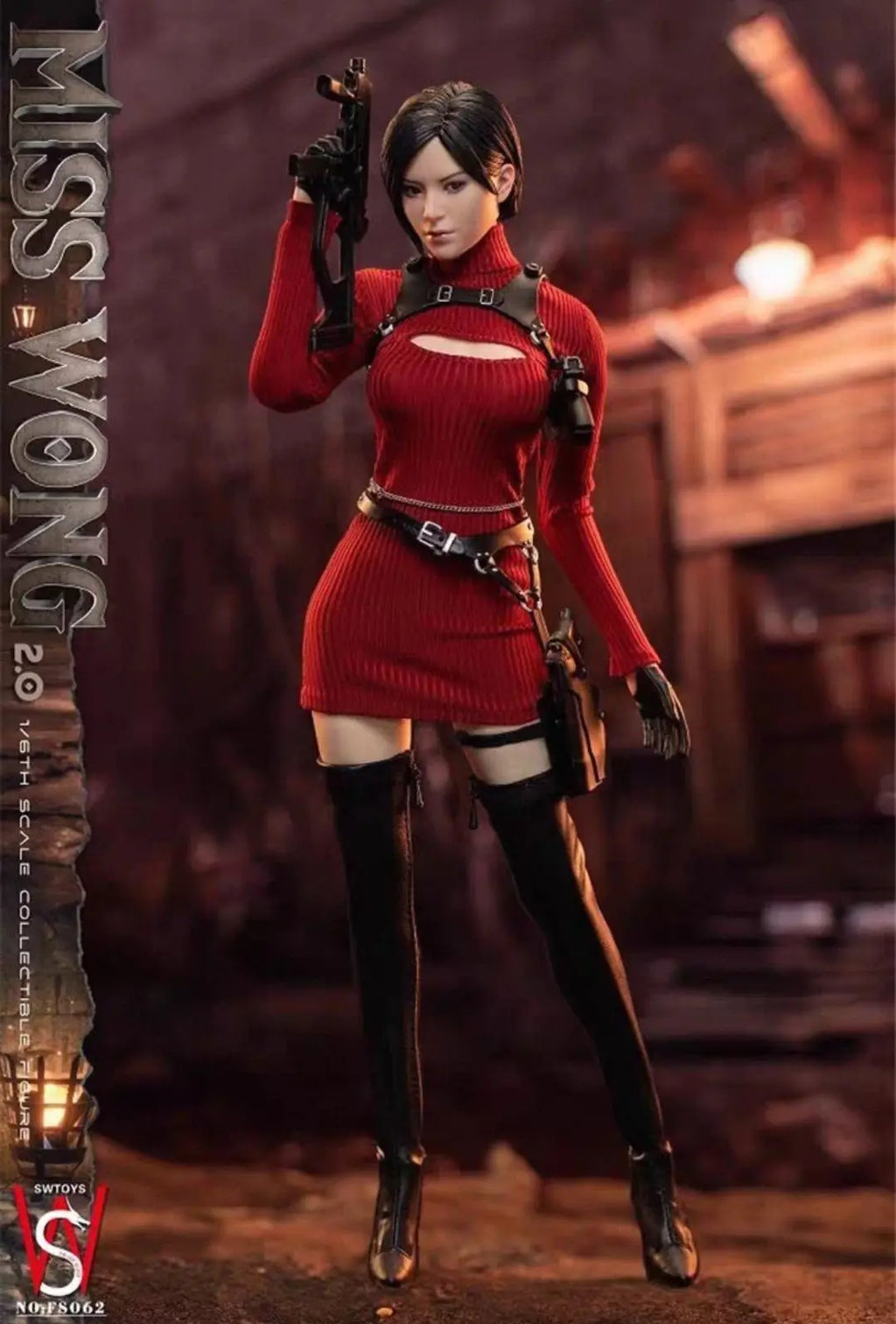 In-stock SETOYS 1/6 Resident Evil Ada Wong FS062 FS065 Posable Female Soldier Figurine Model Collectible Gift