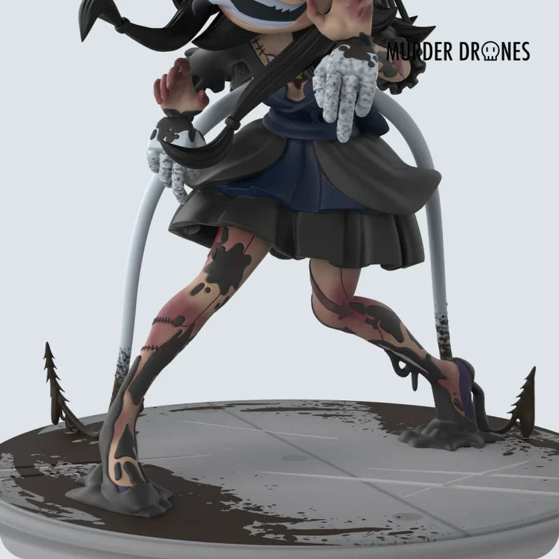 Murder Drones Cyn AniMEGAZ Anime Figure Original PVC Collectible Model New Villain Merch Cute Toy Kawaii Gift Desktop Decoration