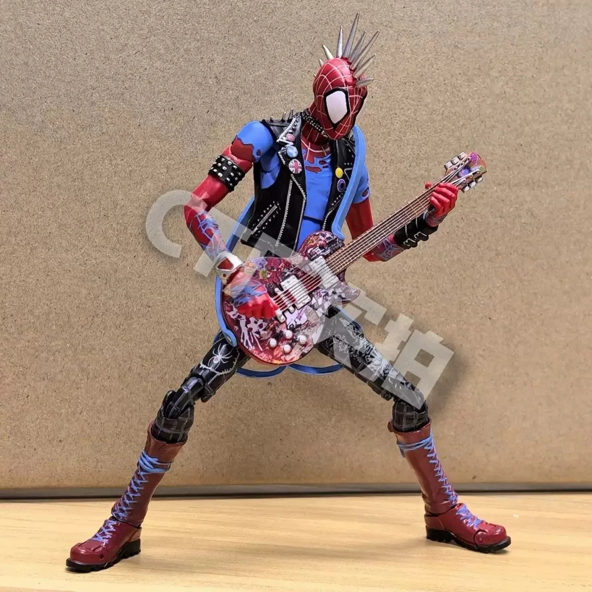 In Stock Ct Toys Spiderman Spider-Punk Spider-Man Across The Spider-Verse Shf Anime Action Figure Figurine Custom Gifts Toys