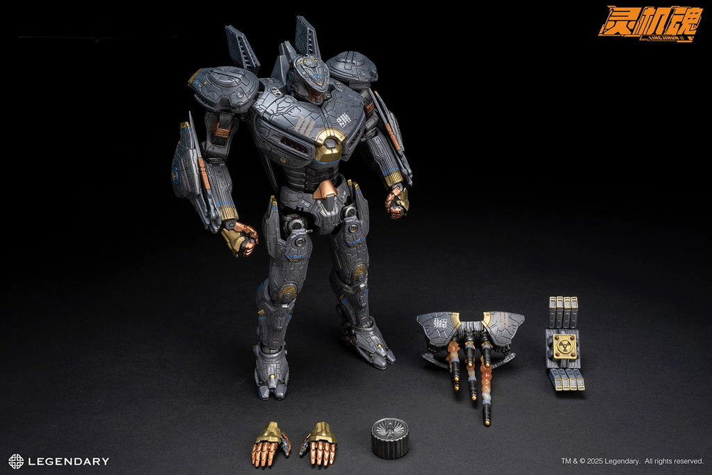 In Stock LINGJIHUN 20cm Striker Eureka Movable Model Toys Mecha With LED Optional BOX Reinforced