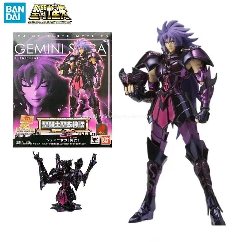 BANDAI in Stock Saint Seiya Saint Cloth Myth Surplice EX 2.0 Resurrection Black Gemini Legend Anime Character Model Toy