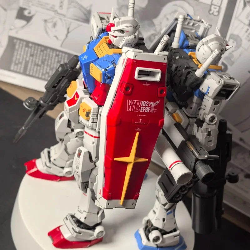 【IN STOCK】FAT CAT Model RX-78-2 2.0 MG 1/100 Assembly Model Kit Special RG Enlarged Version Action Figure Plastic Model Toy