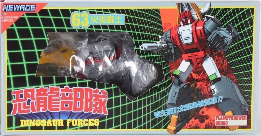 Newage Transformation Toys Dinobot Troop The Legendary Heroes 63 Gorgo Slag Action Figure Model Hobby Collection Gift