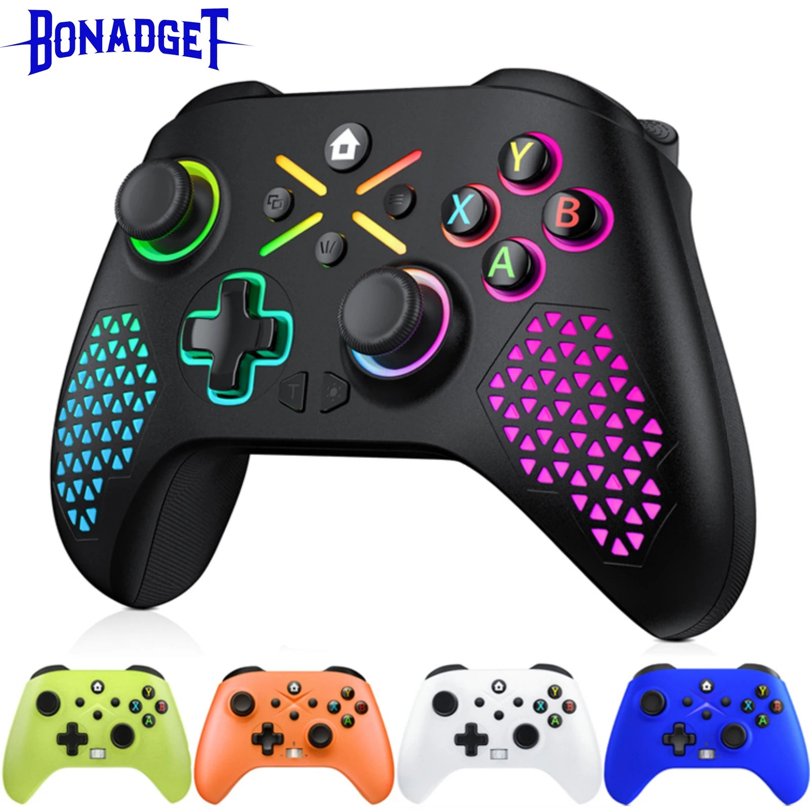 Controller For Xbox One/S/X/Series S/X PC Console Gaming Joystick 2.4G Wireless Gamepad 6-Axis Dual Vibration Hall Effect Rocker
