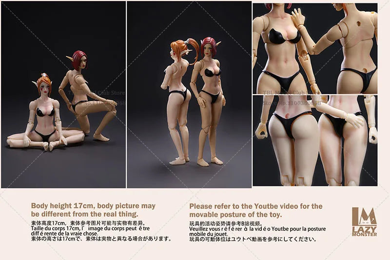 1/12 Scale Collectible Oak Town Fairy Elf Guard Lazy Monster Studio2024 6Inch Pale/Suntan Skin Female Action Figure Full Set Mod