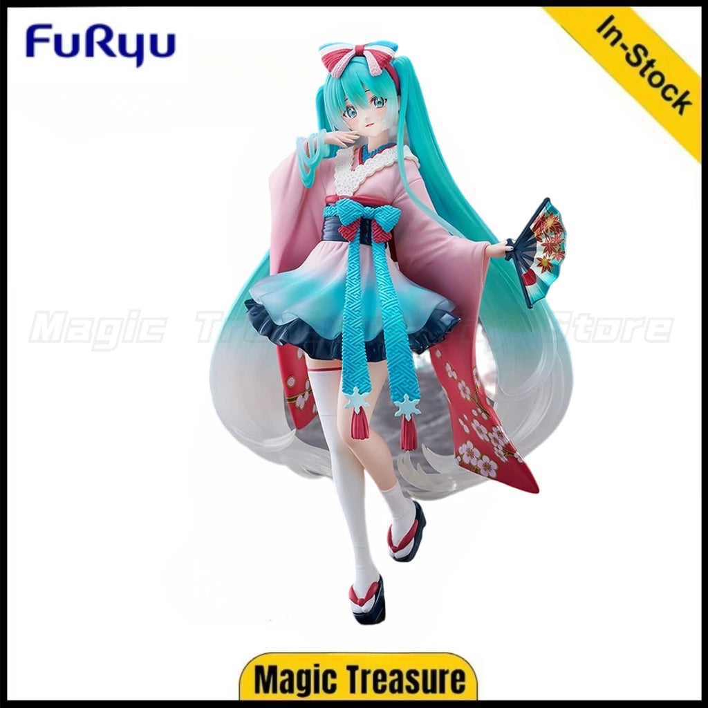 【In Stock 】Original FuRyu TENITOL Piapro Hatsune Miku NEO TOKYO Series KIMONO Figure Gift