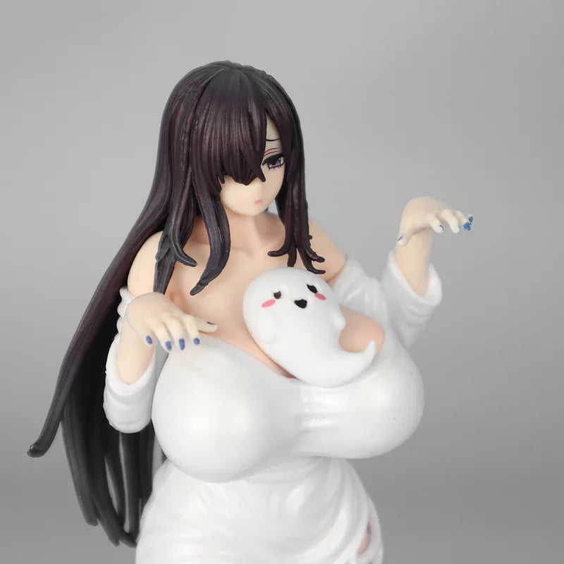 Anime Ghost Atlas Miss Ghost D Cup 19.5cm PVC Action Figure Sexy Girl Peripherals Adult Collectible Doll Ornament Model Gift