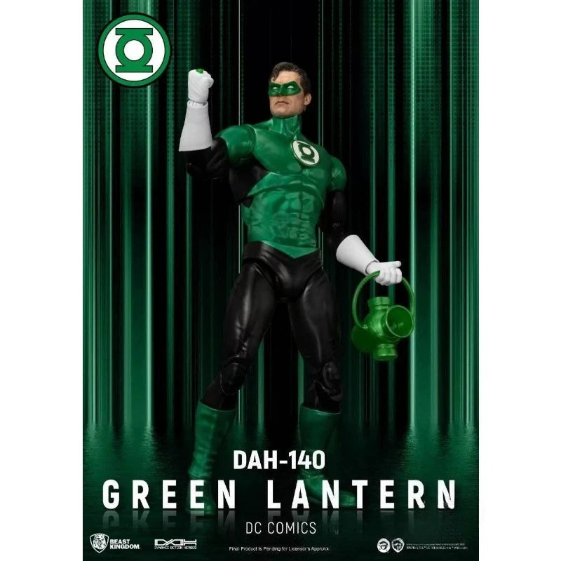 Spot SaleIn Stock Beast Kingdom BEASTKINGDOM DC Comics DAH-140 Green Lantern Action Figure Original Collection Ornament Surprise
