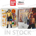 SHF Portgas D. Ace Action Figure Anime One Piece Fire Fist Ace Figures PVC Movable Collection Decoration Model Toys Gift 17cm