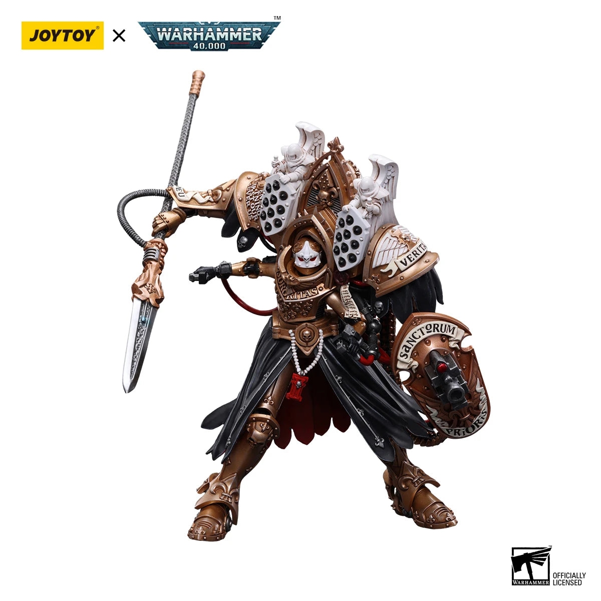 JOYTOY Warhammer 40k 1/18 Action Figures Anime Adepta Sororitas Abbess Sanctorum Morvenn Vahl