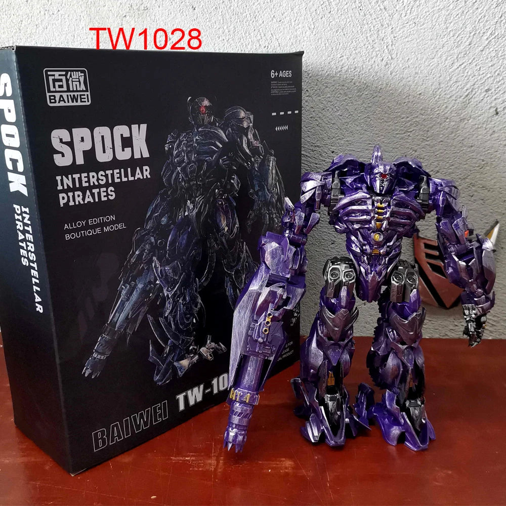 Transformation Toy BAIWEI TW1028 Shockwave ZS01 SS56 MP29 Universe Guardian Deformation Robot Alloy Action Figure Model Car Gift