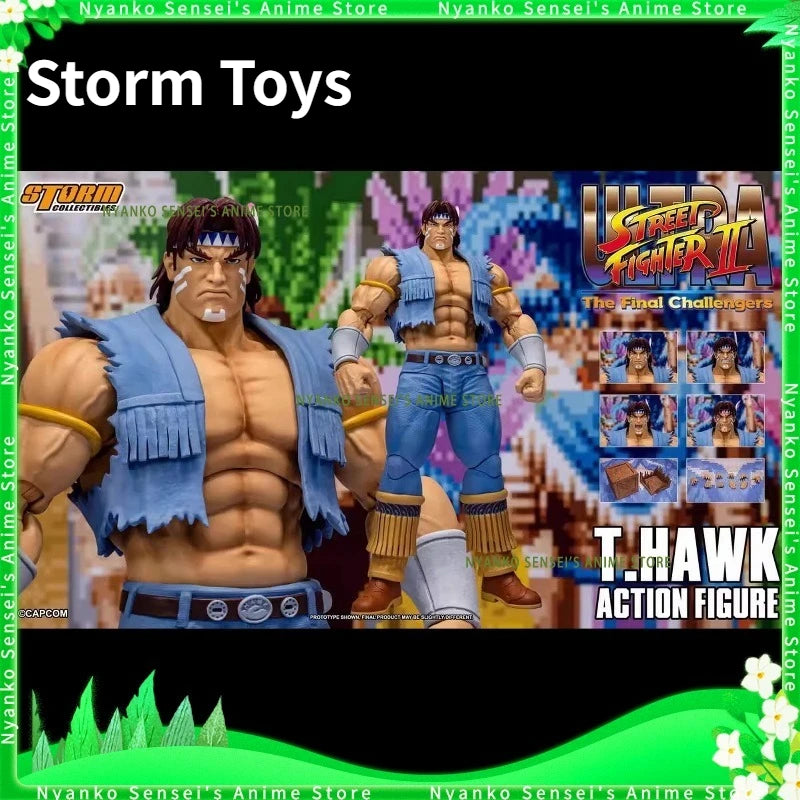 In Stock Storm Toys Ultra Street Fighter II T.Hawk The Final Challenger Action Figure Anime Model Trendy Toy Desktop Collectible