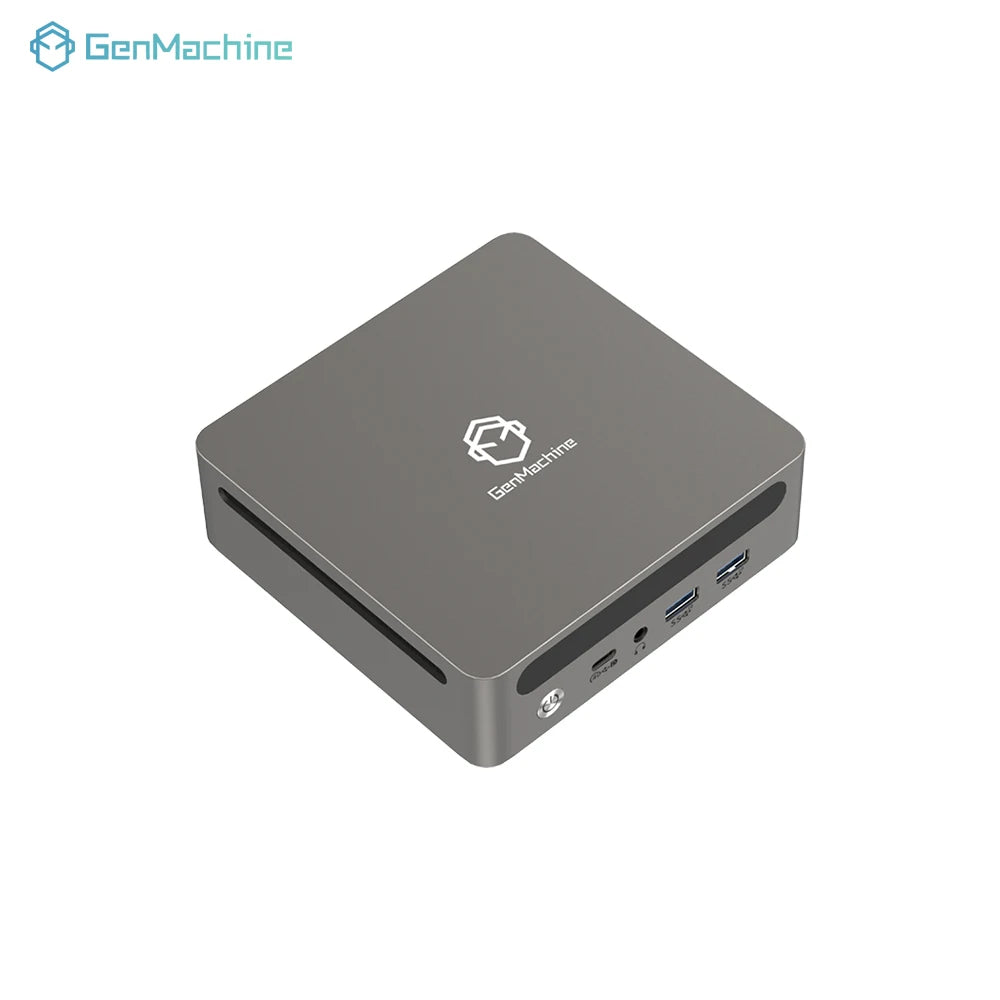 GenMachine AMD Ryzen 7 7735HS 3.2GHz 54W Mini PC Windows 11 DDR5 32G 6400Mhz WIFI6 Mini Pc Gamer Diy Gaming Computer