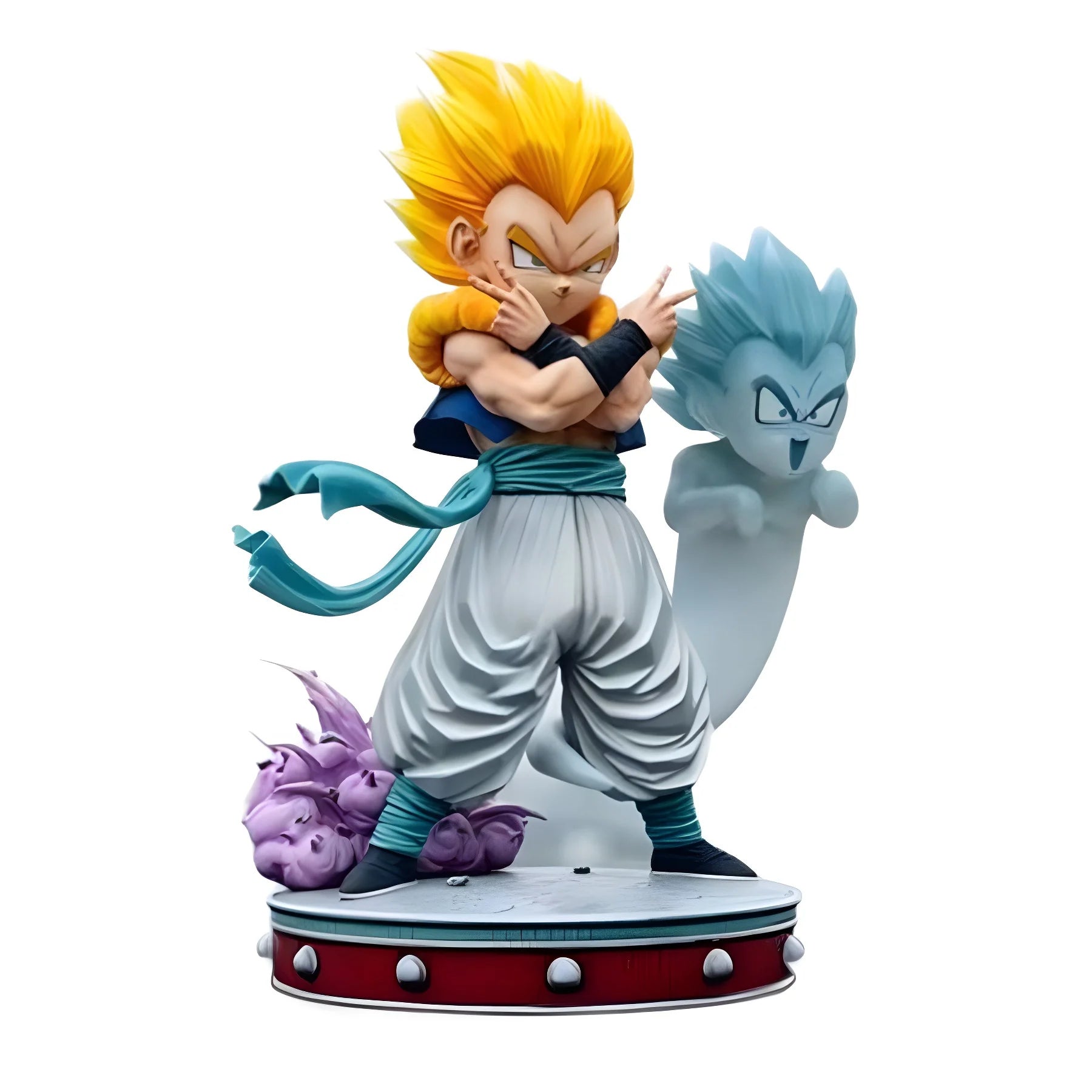 Dragon Ball Z Figuren Super Saiyajin Gotenks Anime Figur Ghost Squad Modell Statue Puppe Sammlung Dekoration Kinder Spielzeug Geschenk