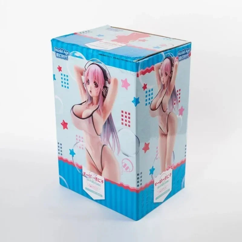 27cm Supersonico Figure Anime Cute Sexy Beauty Swimsuit Girl Adult Figures Anime Figure Peripherals Action Figures Gift Toy Game