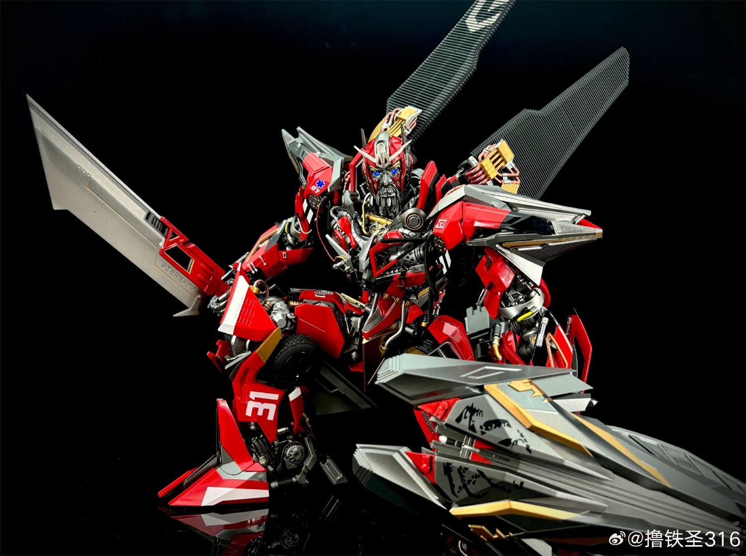 IN STOCK Transformation Lu Tiesheng SP-316 SP316 DLX Sentinel Prime Action Figure