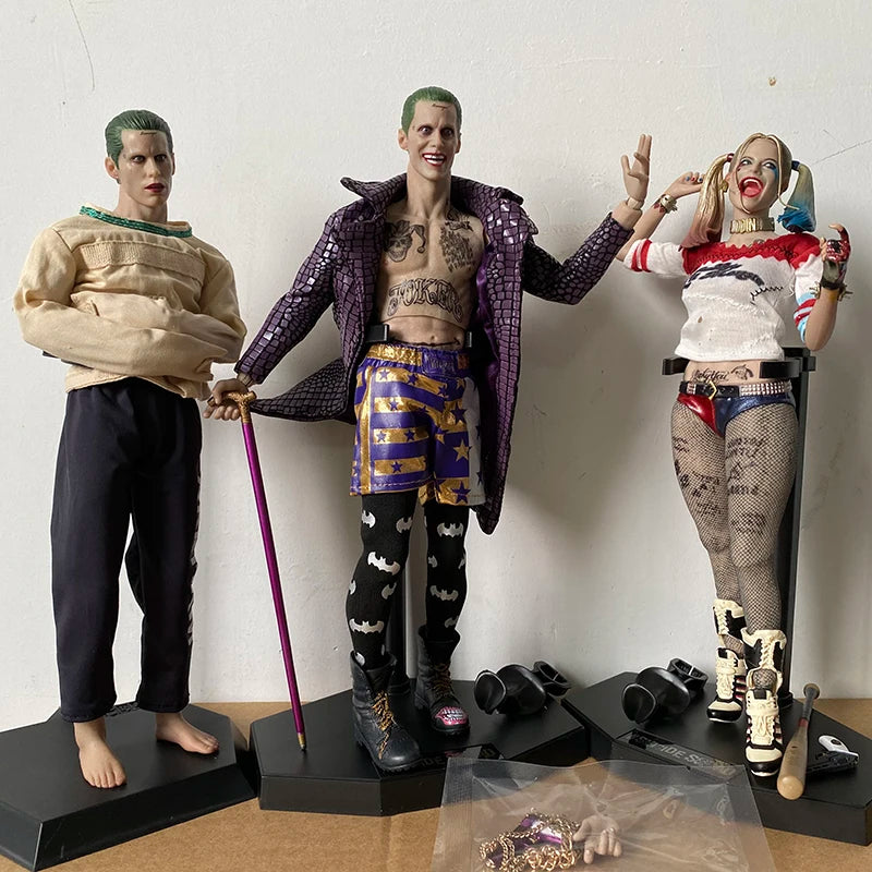 Crazy Toys Figure Quinn Joker Action Figure Team Of Prototyping Action Figure Model Toy 43cm 30cm Halloween Birthday Gifts