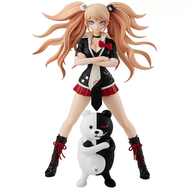 Anime Junko Actionfiguren GK Spiel Enoshima Junko Actionfiguren 18cm PVC Modellsammlung Spielzeug Geburtstag für Kinder Puppengeschenke