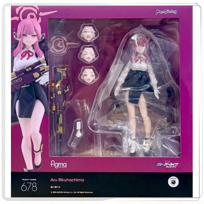 figma Multi‑SKU Yana Rikuhachima Aru Max Factory Figure, Swap‑Parts Model For Anime Hobby Collection & Household Desktop Gift