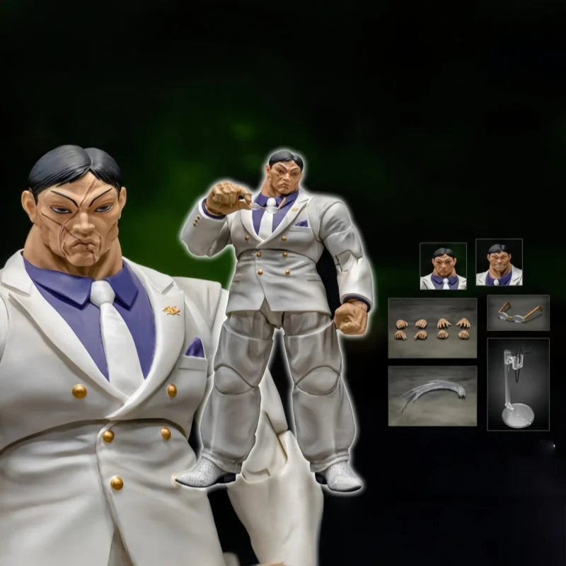 Storm Toys Baki Hanayama Kaoru 1/12 Highly Articulated Action Figure Collectible Model With Perfect For Anime Fans & Collectors
