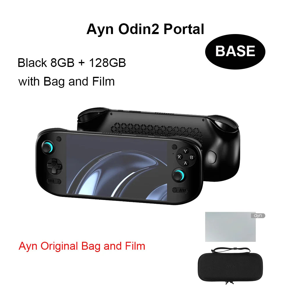 Ayn Odin2 Portal with Bag and Film Handheld Game Console 8Gen2 Base Pro Max Odin2 Portal 7Inch Screen Android Game Console