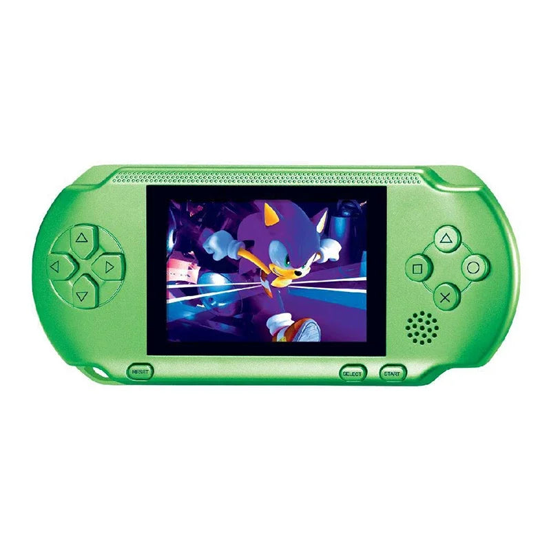 3'' Portable 16 Bit Retro PXP3 Slim Station Video Games Player Handheld Game Console 2pcs Game Card built-in 156 Classic Games