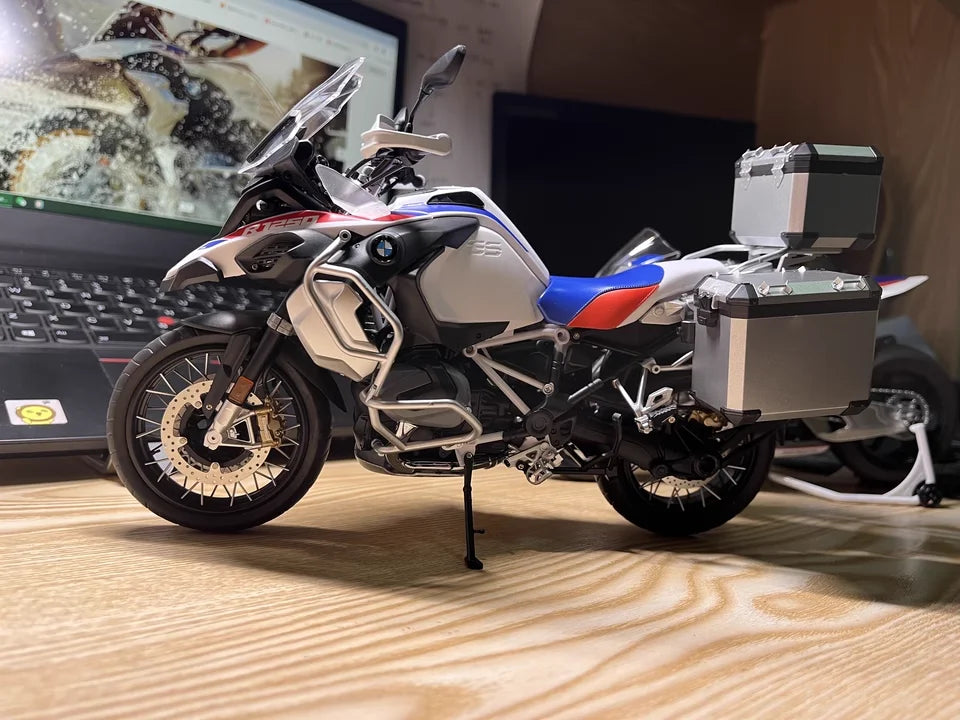 1/9 Meng Bmw R 1250 Gs Adv Waterbird Off-Road Travel Motorcycle Mt-005s Assemble Figure Model Collectible Children Birthday Gift