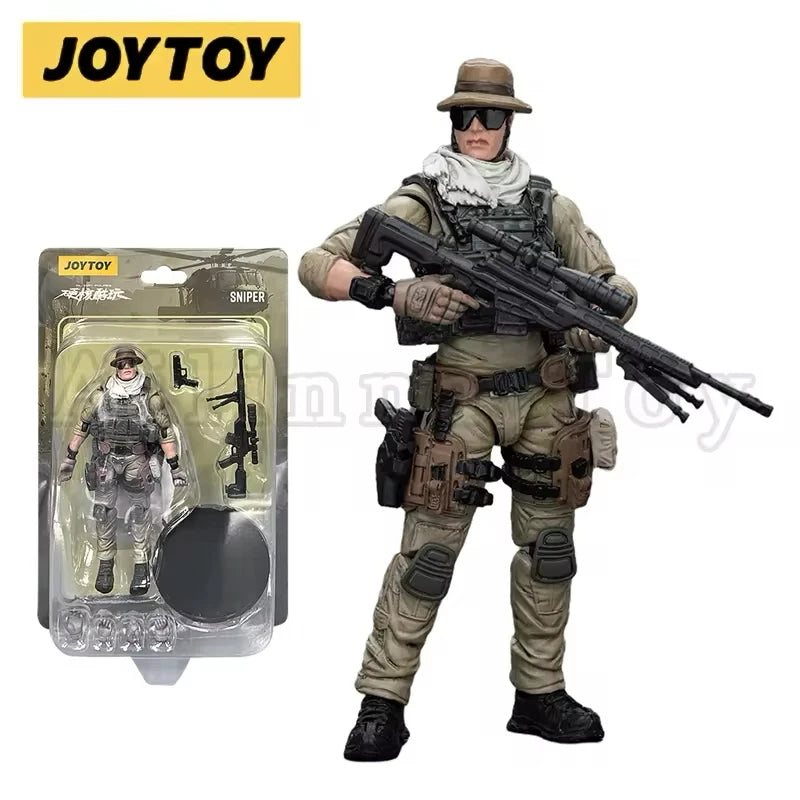 JOYTOY 1/18 3.75 Action Figures Military Armed Force Series Anime Model Gift