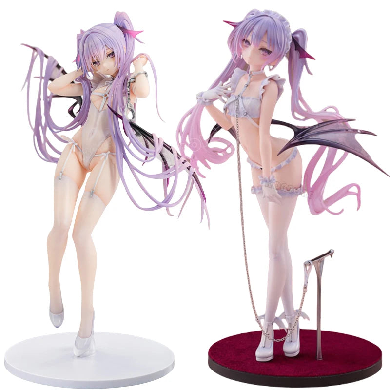 25cm Pink Charm Eve BODY HARNESS Sexy Anime Girl Figure Rurudo Eve LOVECALL Action Figure Little Devil Figurine Model Doll Toys