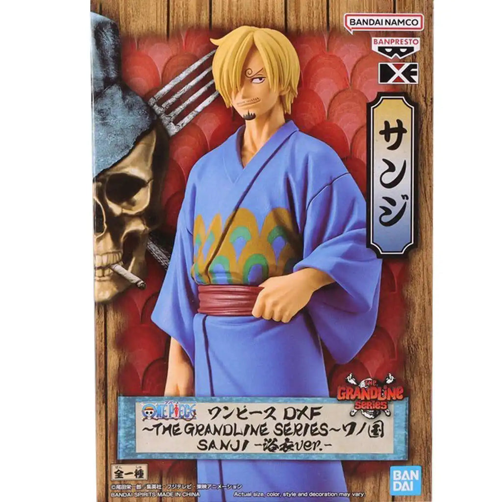 Bandai Auf Lager BANPRESTO DXF One Piece Monkey D. Luffy Roronoa Zoro Sanji Yukata Anime Actionfigur Spielzeug Geschenk Modell Sammlung