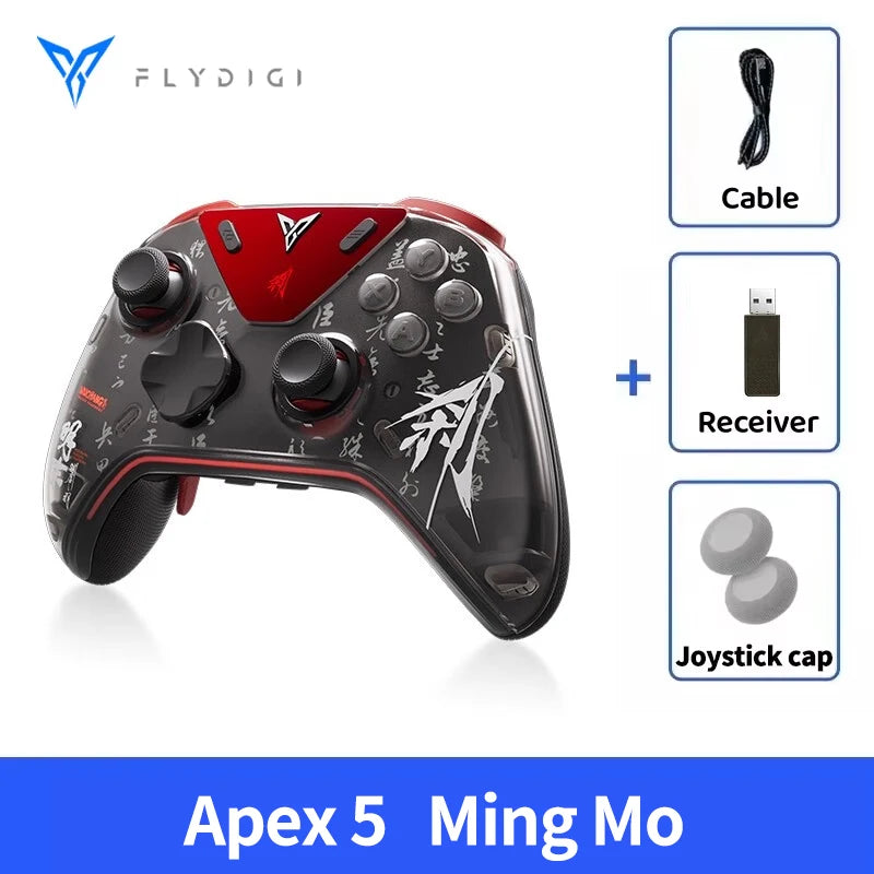Flydigi APEX 5/4 Game Controller Black Myth WuKong Handle Elite Force Feedback Trigger Wireless Gamepads PC/Switch/Mobile/TV