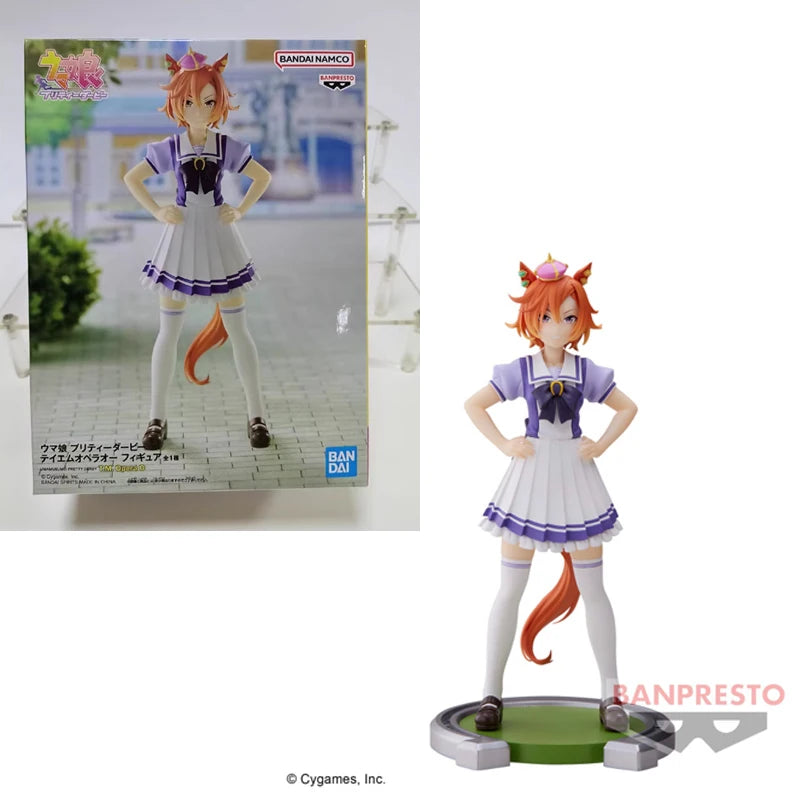 Fast Shipping Bandai Anime Pretty Derby BANPRESTO Special Week Rice Shower Silence Suzuka Tokai Teio Original Model Toys Figure