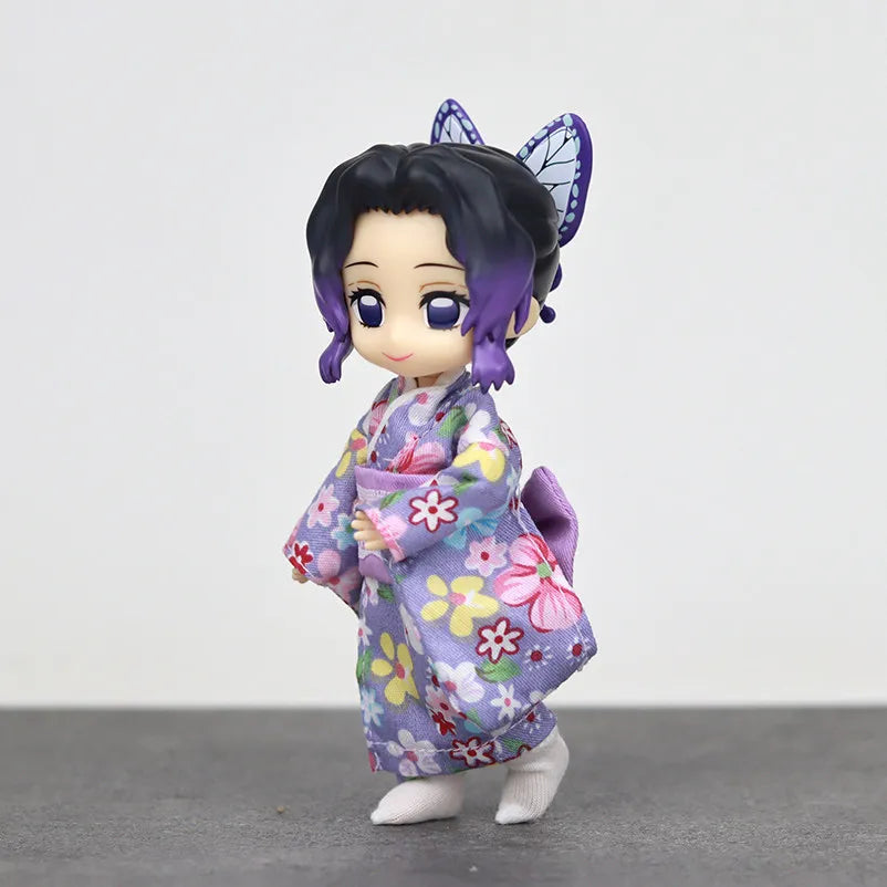 Kocho Shinobu 1/12 BJD OB11 Doll Demon Slayer GSC Full Set Action Figure Collection Toy Desktop Decor Birthday Surprise Bag Gift