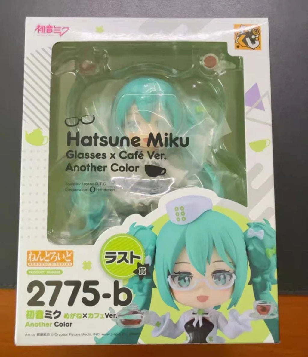 In Stock Miku 2025's Autumn POP UP PARADE Glasses Coffee Shop Ver. A/B Action Figure Anime Figure
