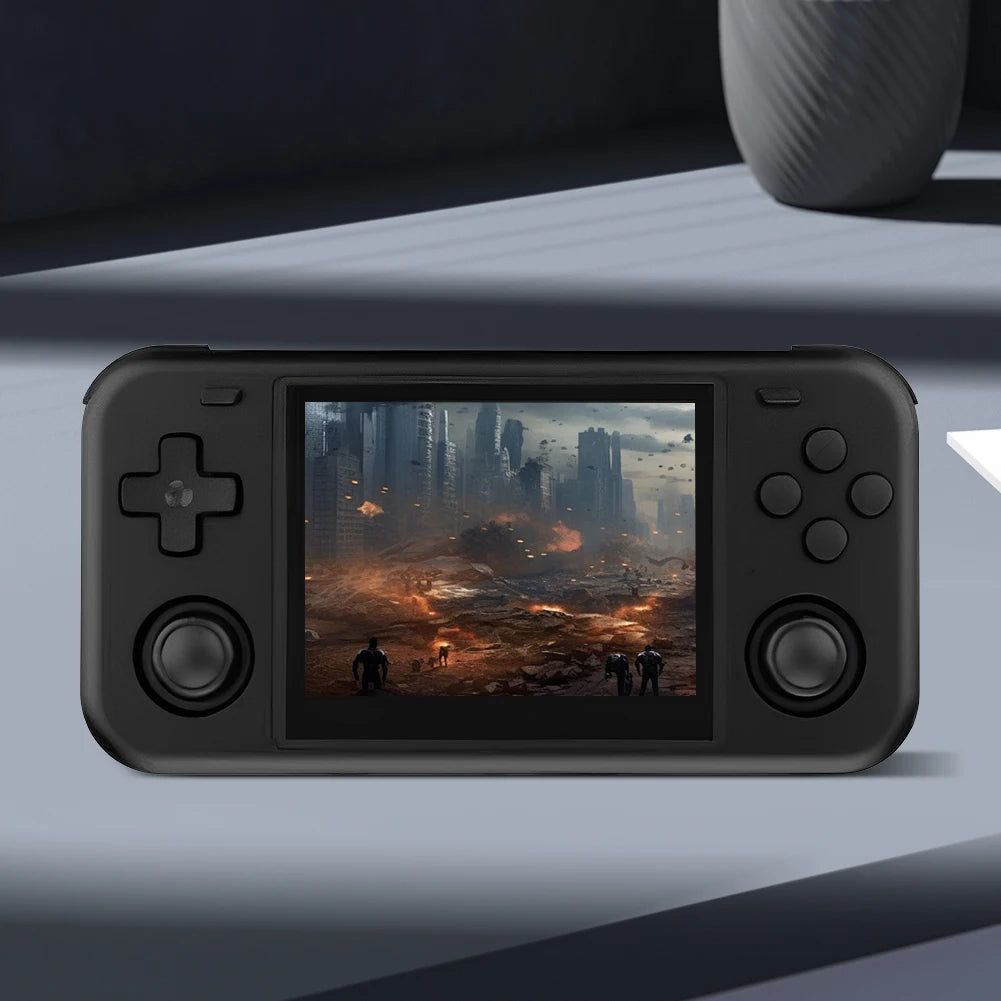 O30S Retro Handheld Game Console Linux System 3.5 Inch IPS Screen Portable Pocket Video Player Open Source for Kids Adults