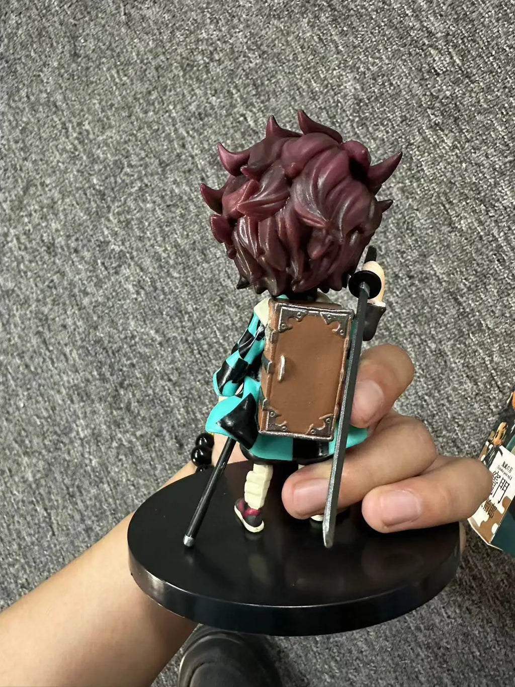 Anime Demon Slayer Kamado Tanjirou Q Posket Figure Cute Model Toy Gift Collection Action Figure Boxe Ornaments PVC