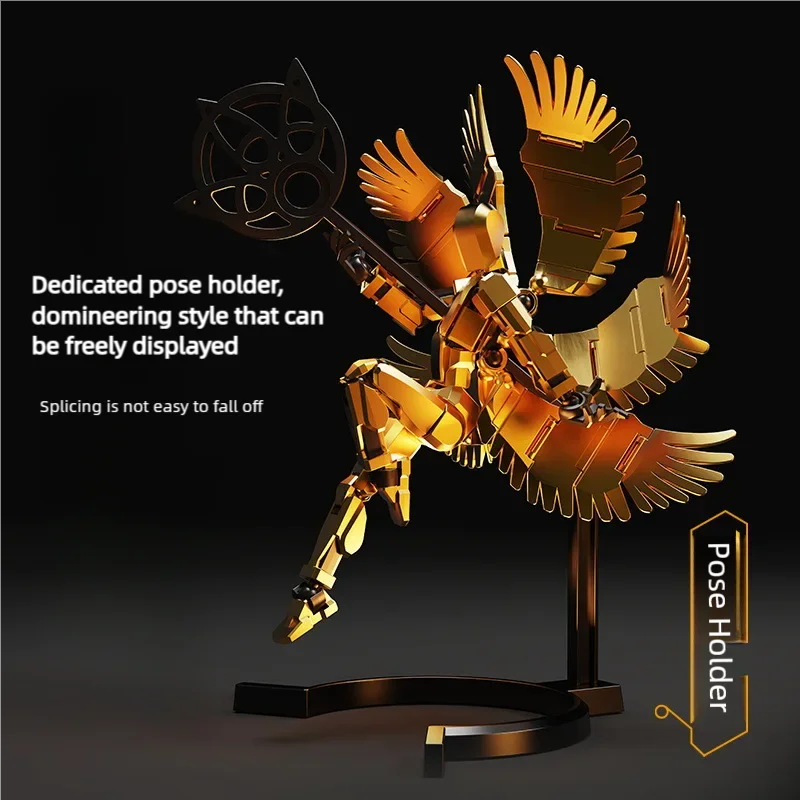 Магнитен многосъчленен подвижен робот, 3D отпечатан, играчка, 13 екшън фигурки, подвижен механичен робот с цялото тяло, сглобяеми играчки, подаръци за деца.