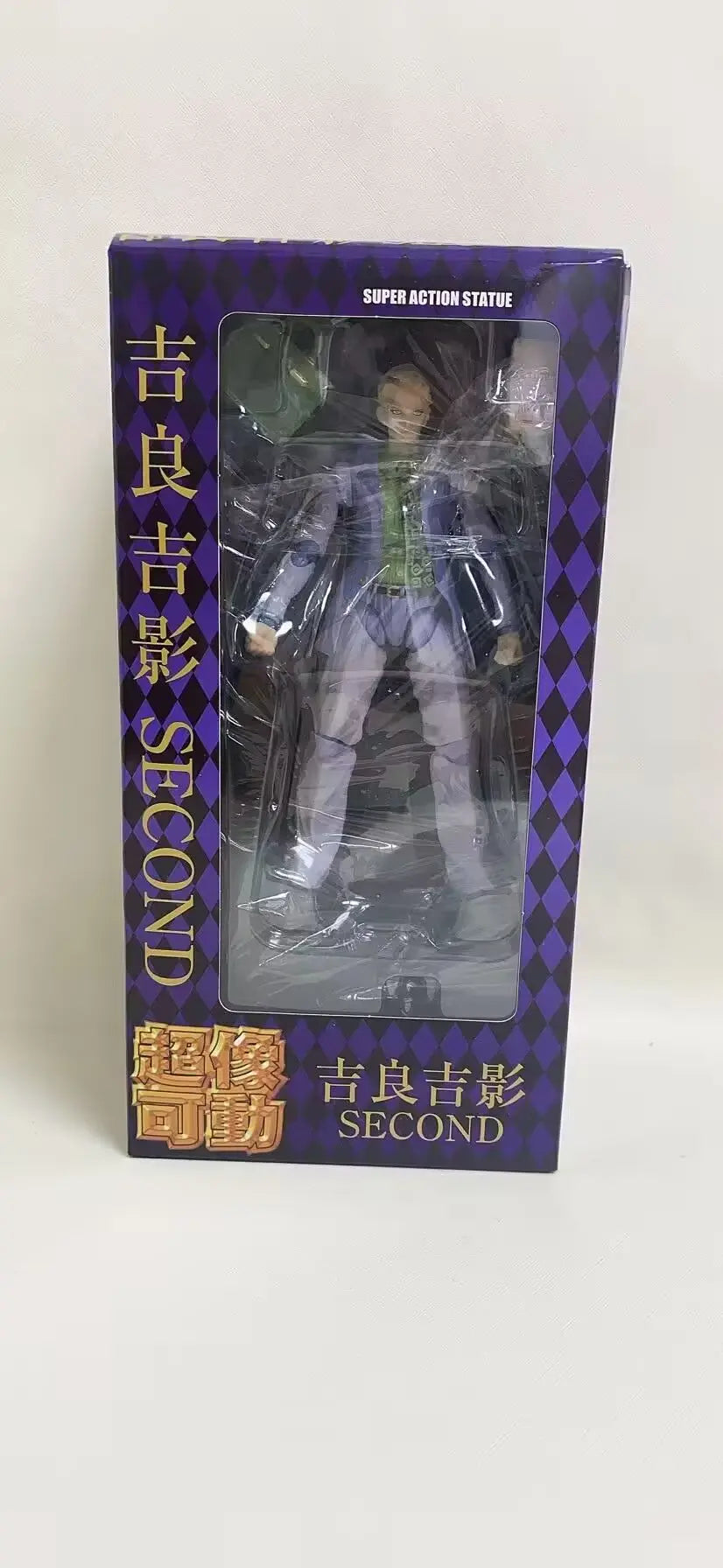 Super Action Statue JOJO's Bizarre Adventure: Diamond is Unbreakable Kira Yoshikage Figure Purple Color Ver. Articulated Model